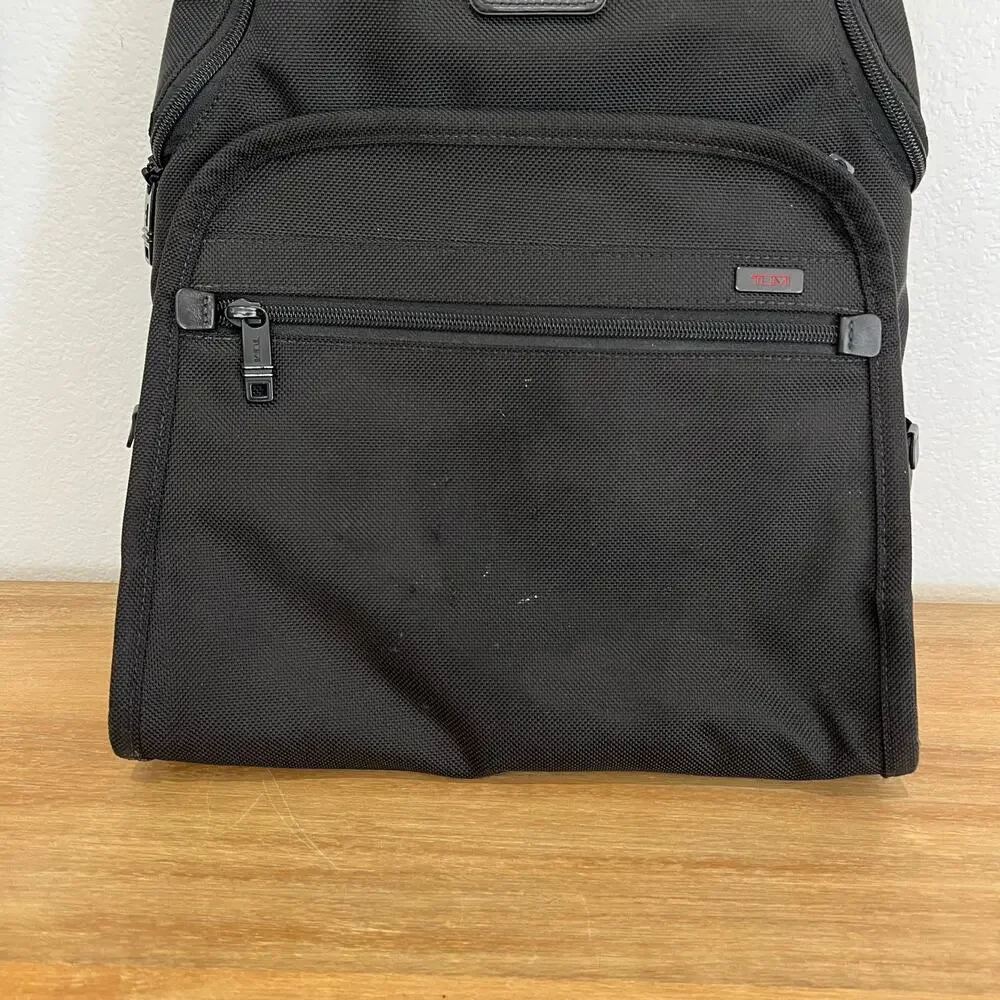 TUMI Alpha Slim Solutions Brief Pack 26172DH Black Nylon Backpack
